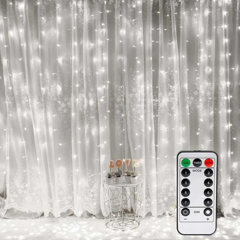 300 Led-lichterkette Für Den Außenbereich, 3 M – Usb-betrieben (dc 5 V) – Schutzart Ip65 – Warmweiß (3000 K) – Dekoration Für Weihnachten, Hochzeiten Und Geburtstage