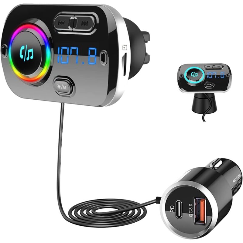 Kfz-ladegerät 5.0 Fm-modulator Freisprecheinrichtung Netzteil Autoradio Mp3-player Audio