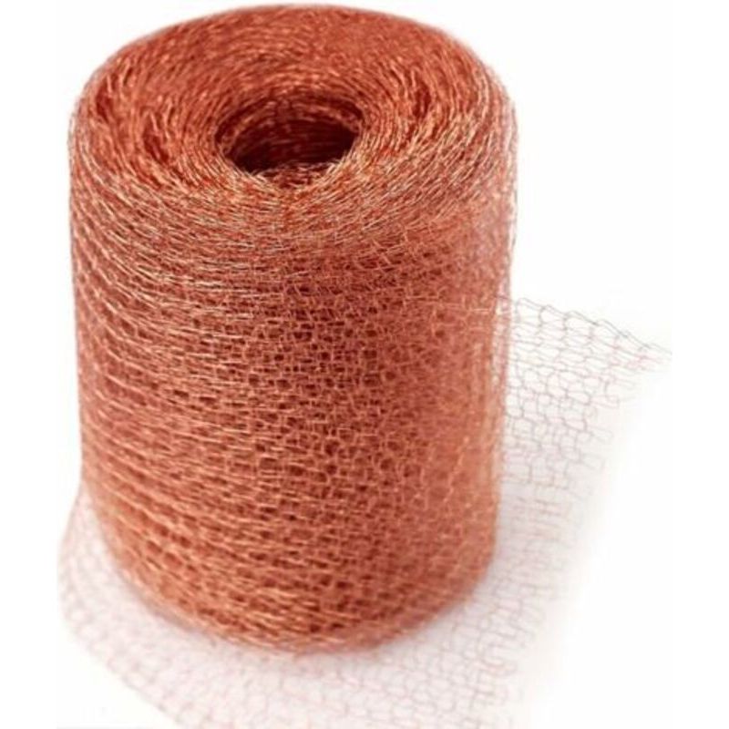Hochwertiges Nagetiernetz Aus 100 % Kupfer, Schutz Vor Schnecken, Mäusen, Ratten, Vögeln Und Nematoden, Gestricktes Kupfernetz Für Den Innen- Und Gartenbereich (6