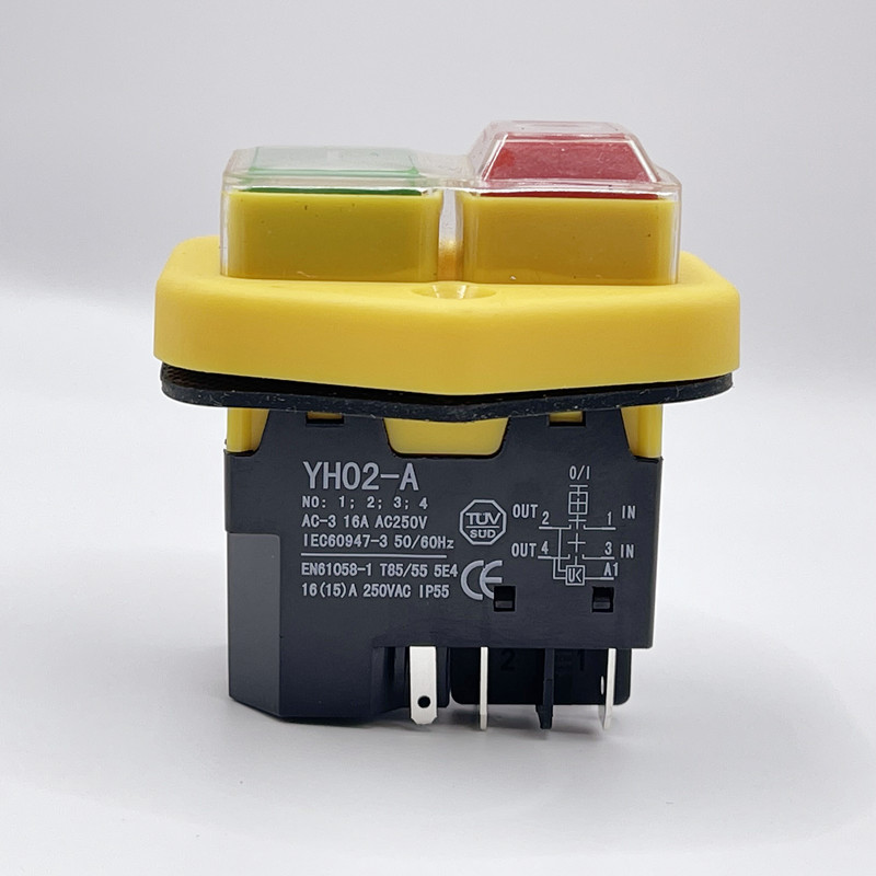 Modularer 220-v-wechselschalter – Unterspannungsschutz – Flammhemmendes Pvc-material – Versilberte Anschlüsse – Für Werkzeugmaschinen – Kjd17