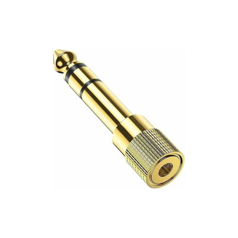 Stück 6,35-mm-klinkenstecker Auf 3,5-mm-klinkenbuchse, Kopfhöreranschluss-audioadapter 6,35 Auf 3,5, Vergoldeter Stereo-stecker, Audiokonverter-stecker Für Audiomixer/e-piano/keyboard