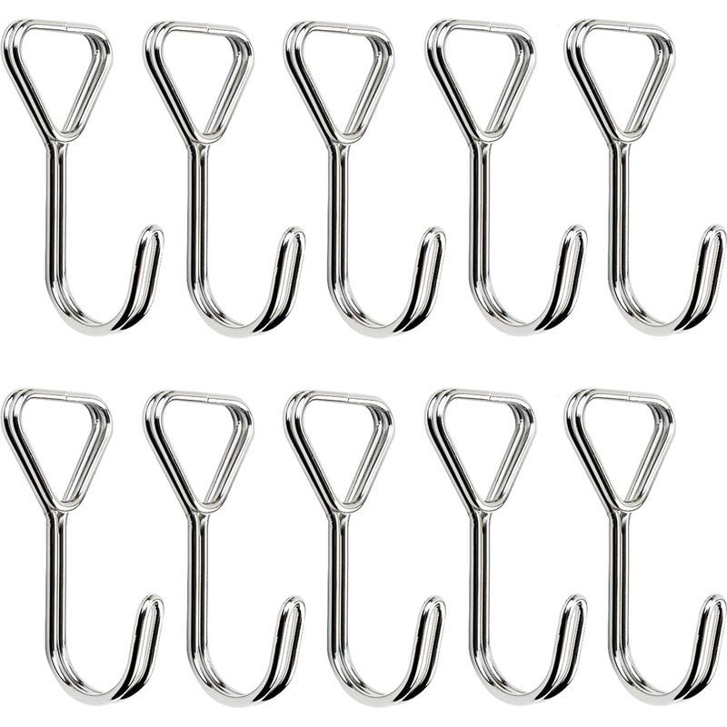 10 Stück Spiralhaken, Edelstahl-bungee-haken, Elastische Bungee-haken, Elastische Spannhaken, Für Zelte, Fahrräder, Gepäcksicherung, Befestigungshaken