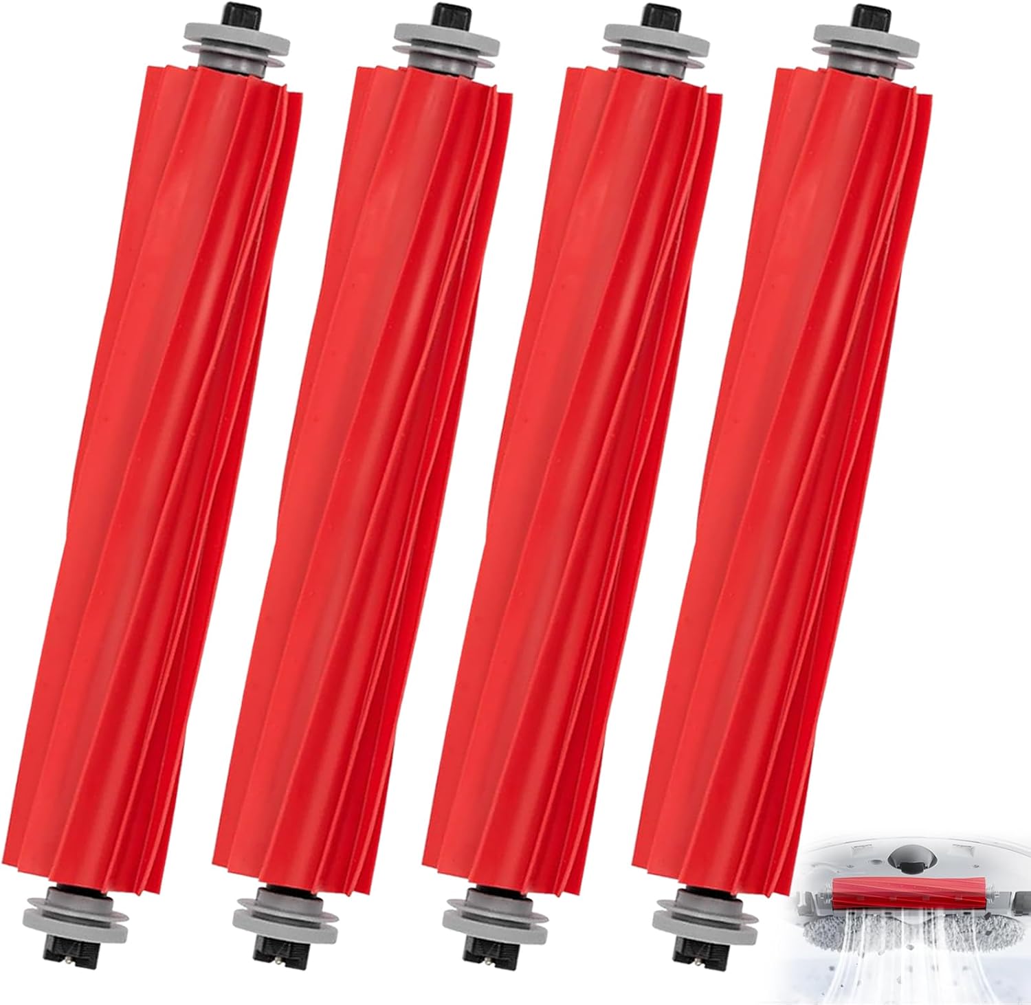4-teiliges Walzenbürsten-set Für Roborock S7/s7 Maxv/s7 Maxv Ultra/s7 Max Ultra/s7 Plus/s7 Maxv Plus/s7 Pro Ultra/q7/q7 Max/q7 Max Plus/q7 Maxv/q7 Maxv Ultra/q Revo, Zubehör Für Saugroboter