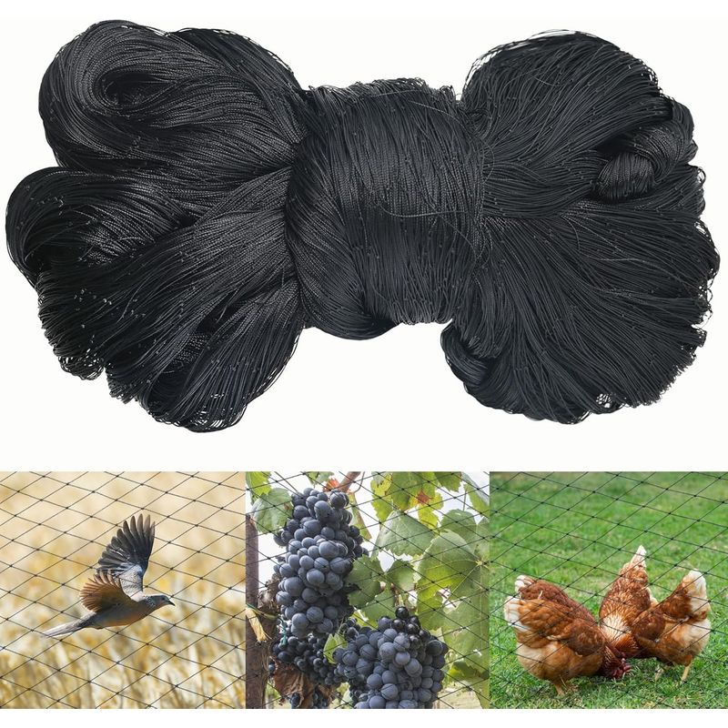M X 30 M Nylon-vogelschutznetz – Effektiver Schutz Vor Vögeln – 5 X 5 Cm Maschenweite – Ungiftig Und Uv-beständig