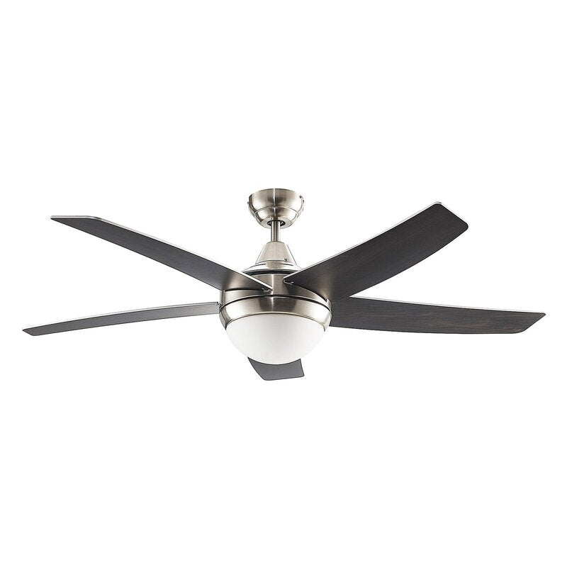 [gebraucht] B-ware Lindby Deckenventilator Auraya Mit Licht Leise Stahl Für Räume Bis 8 M²