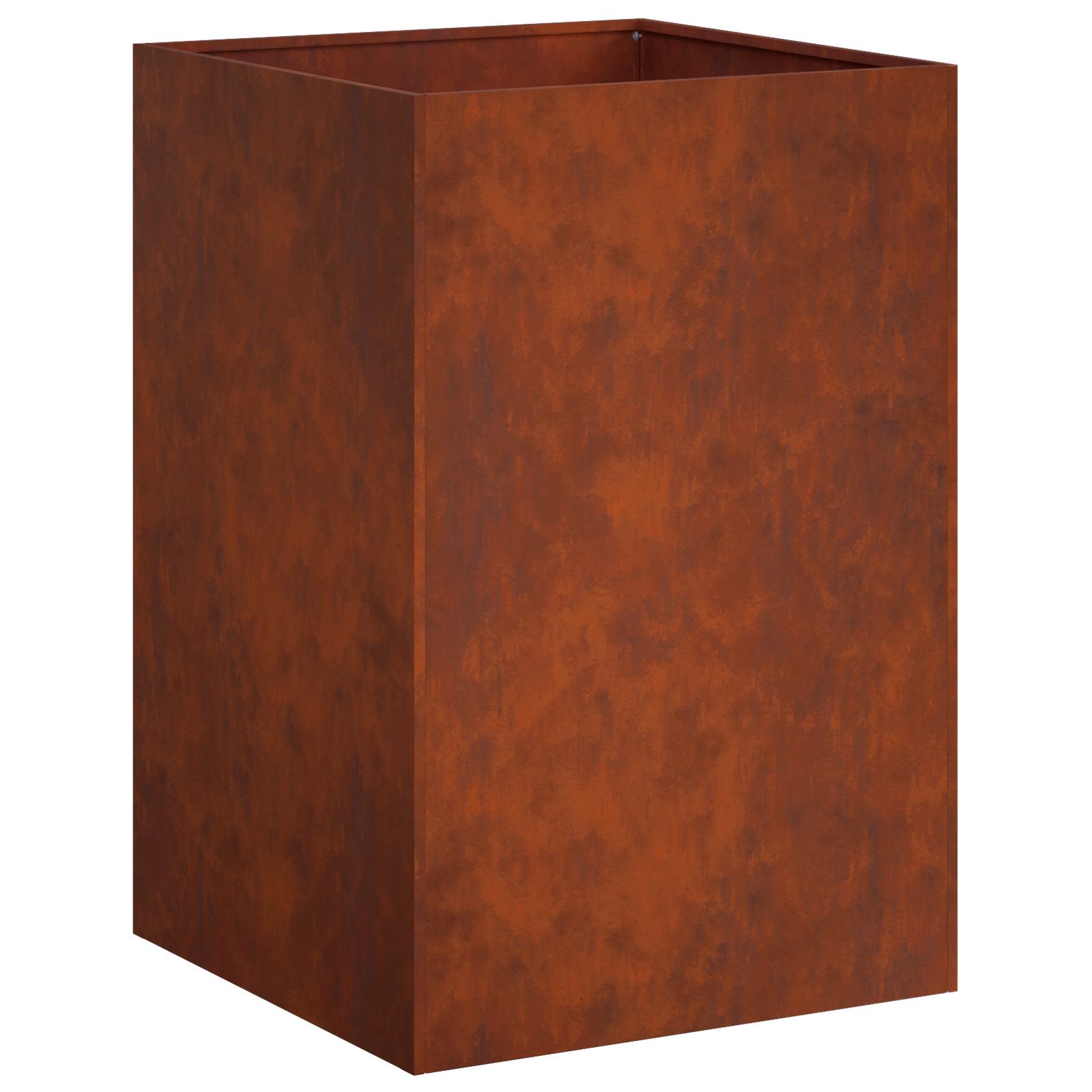 Maison Exclusive - Garten-pflanzgefäß Rostoptik 50 X 50 X 75 Cm W