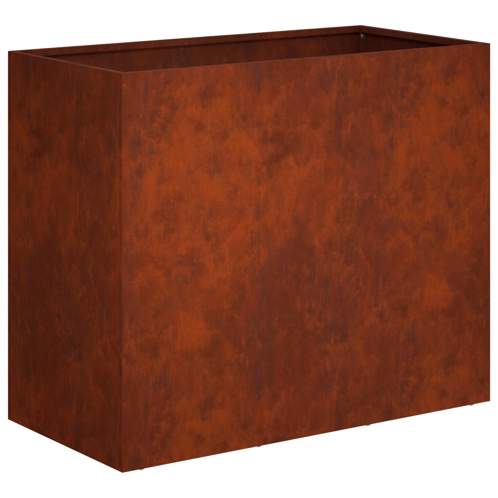 Maison Exclusive - Garten-pflanzgefäß Rostoptik 60 X 30 X 40 Cm W