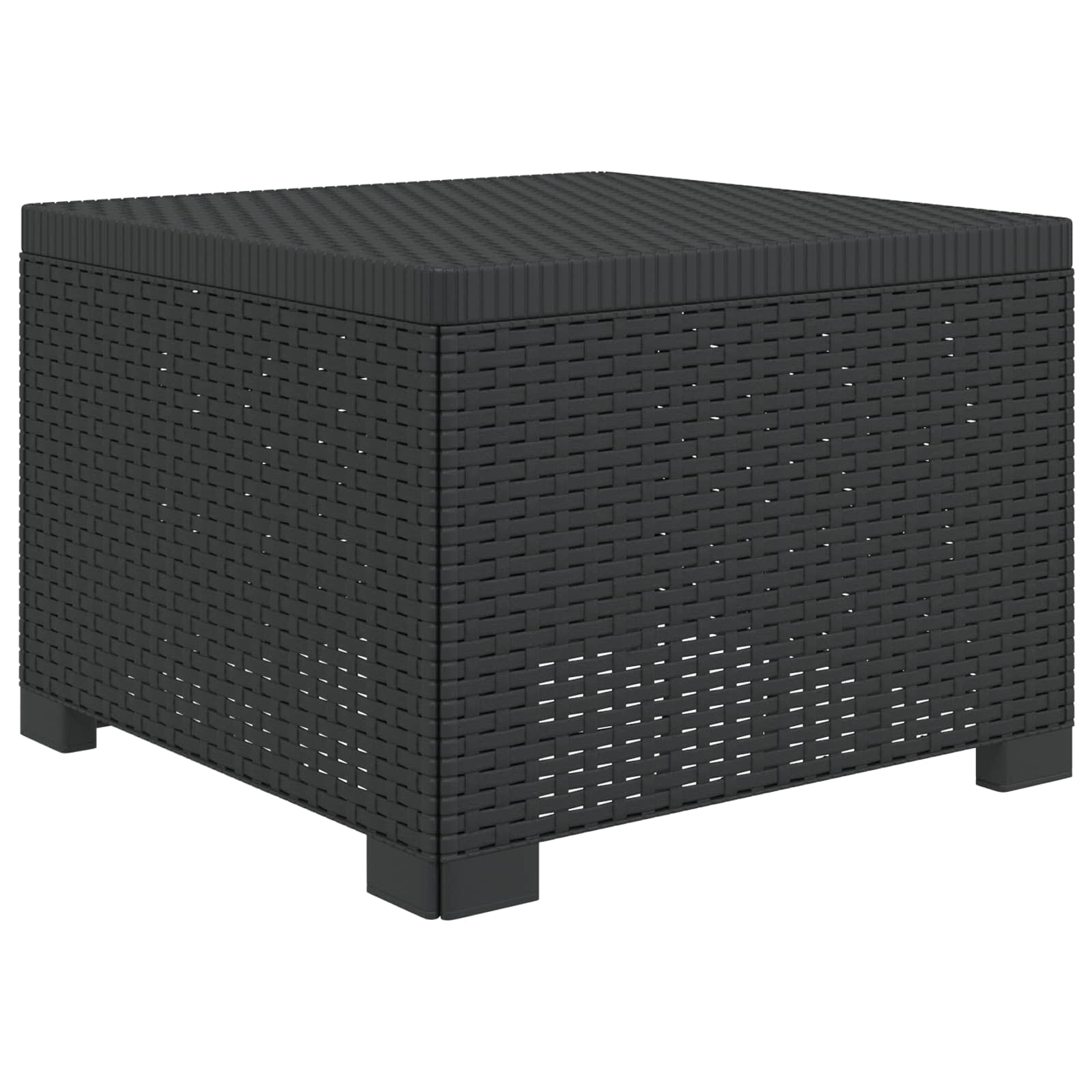 Maison Exclusive - 1-sitzer Garten-sofa Rattan-look Pp Anthrazit