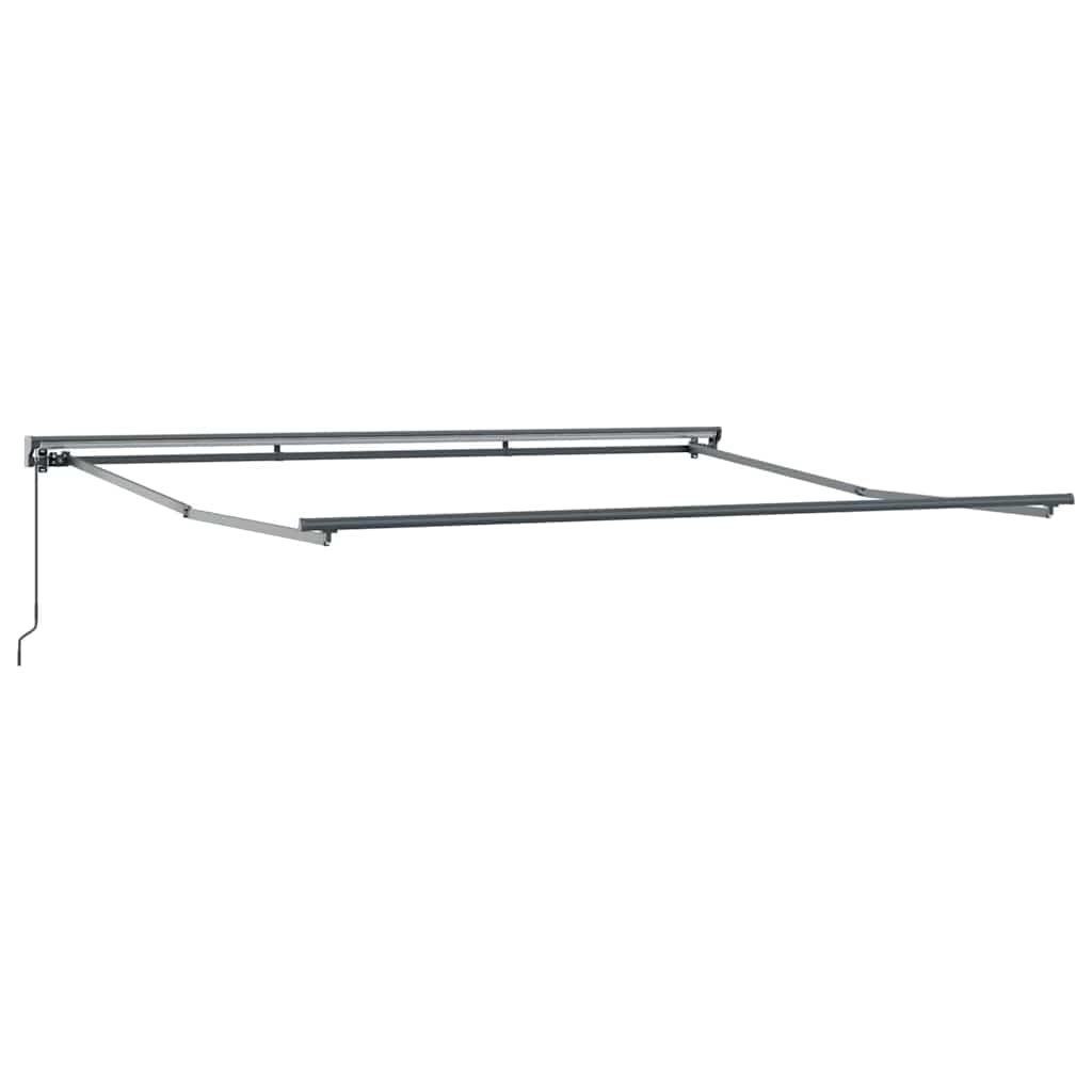 Maison Exclusive - Markisenrahmen Verstellbar Anthrazit 4 X 3 M S