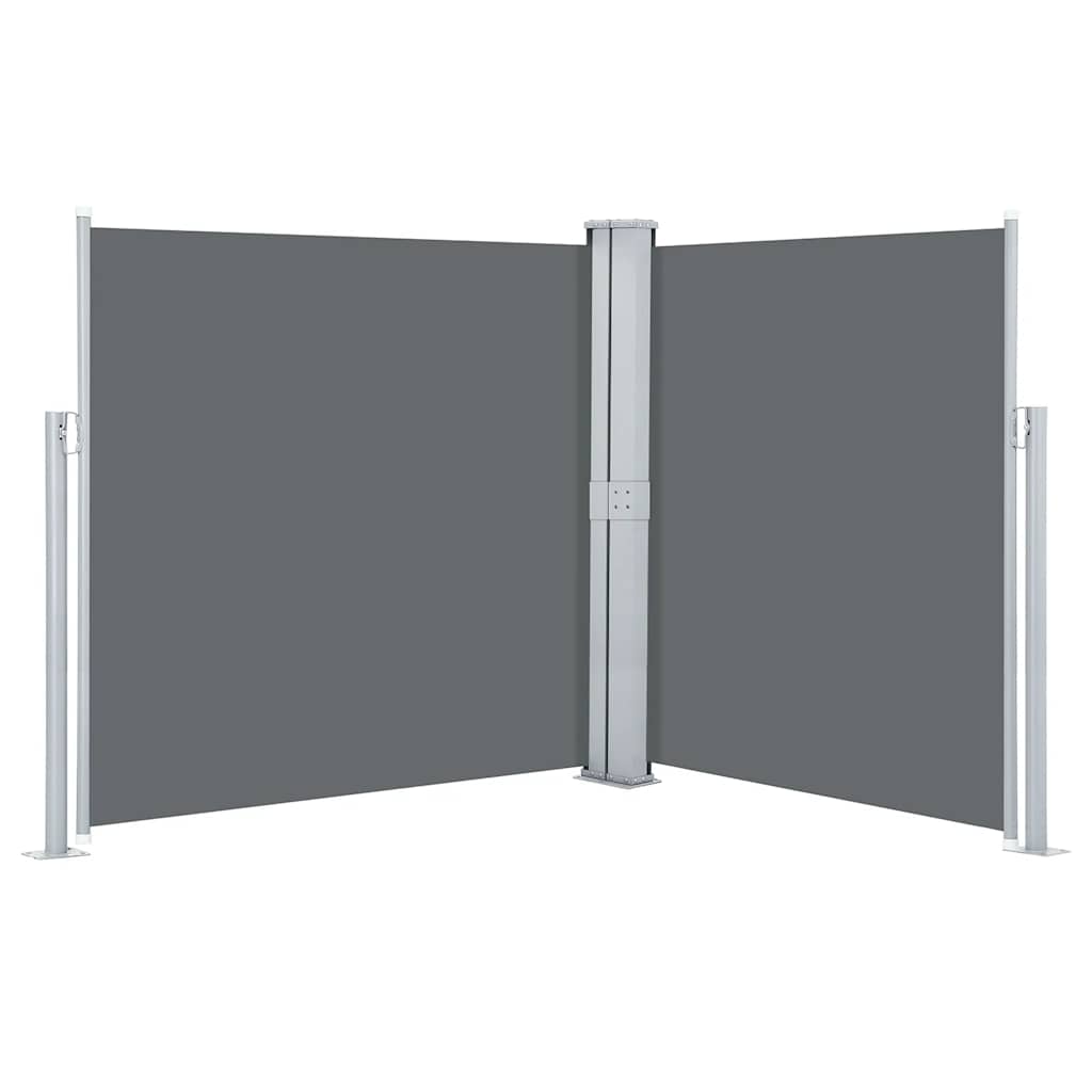 Maison Exclusive - Ausziehbare Seitenmarkise Anthrazit 140 X 600