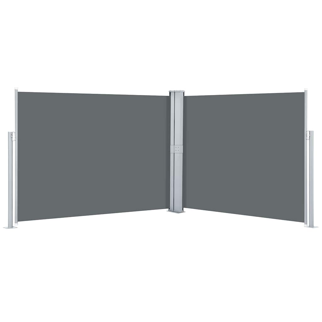 Maison Exclusive - Ausziehbare Seitenmarkise Anthrazit 140 X 1000