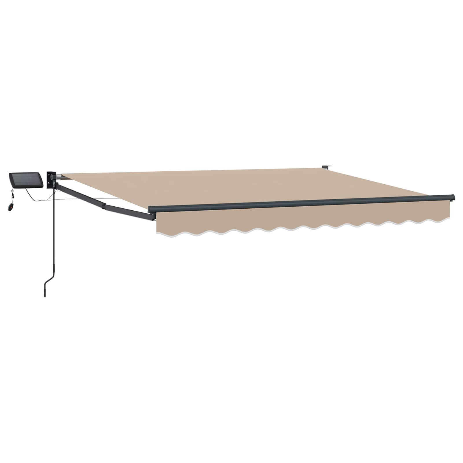 Maison Exclusive - Manuelle Gelenkarmmarkise Mit Leds 3,5 X 2,5 M