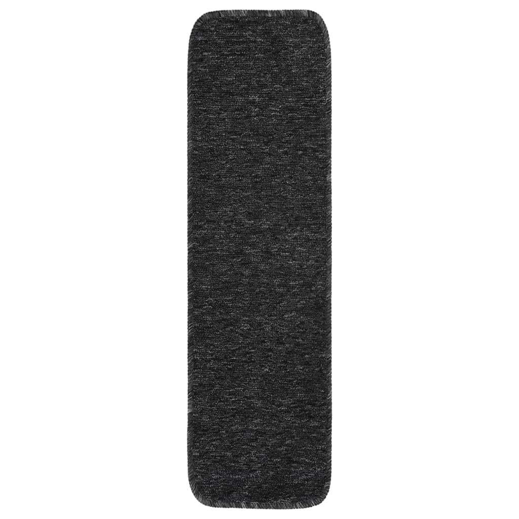Maison Exclusive - Antirutsch Stufenmatten 15 Stk. 75x20 Cm Anthr