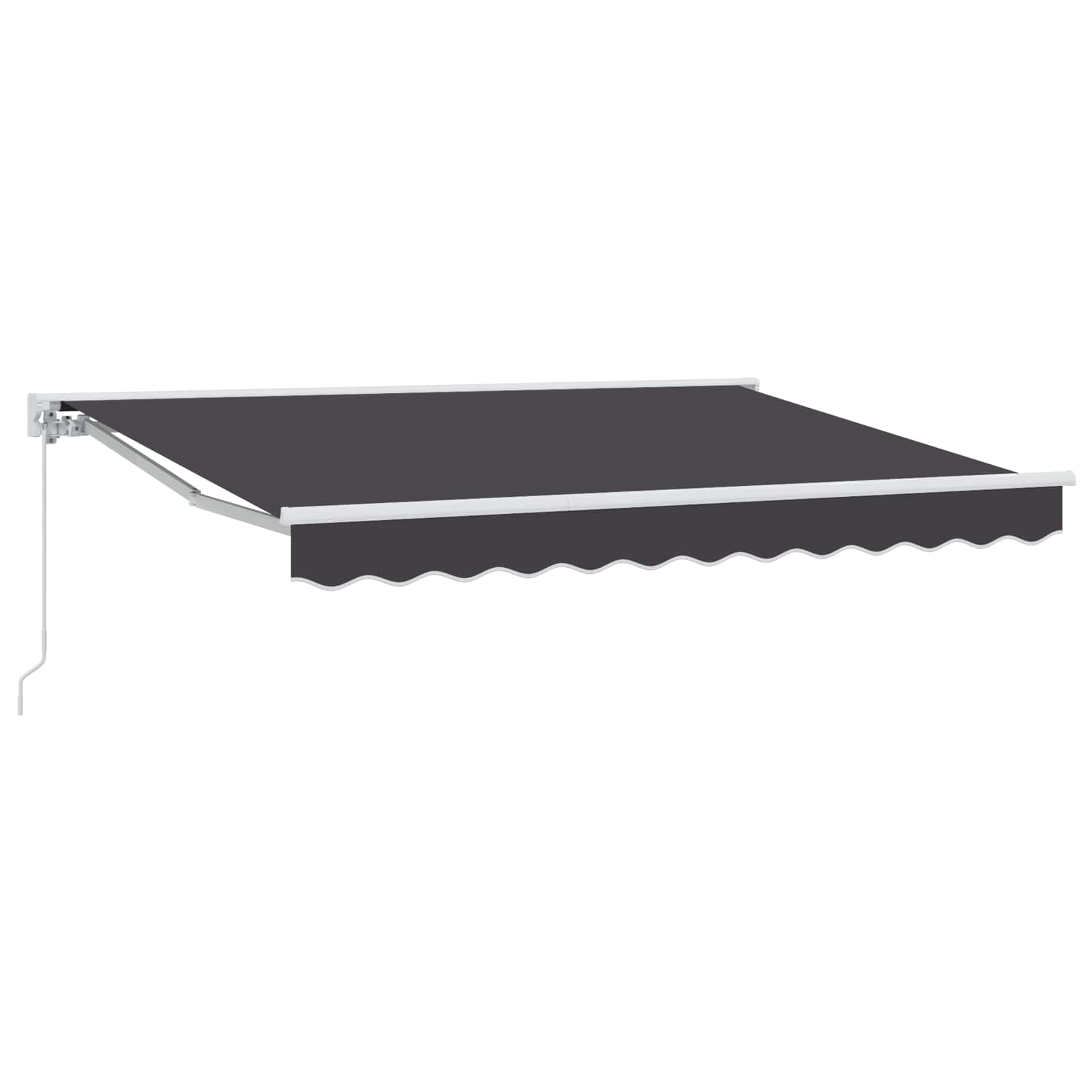 Maison Exclusive - Manuell Einziehbare Markise Anthrazit 3 X 2,5