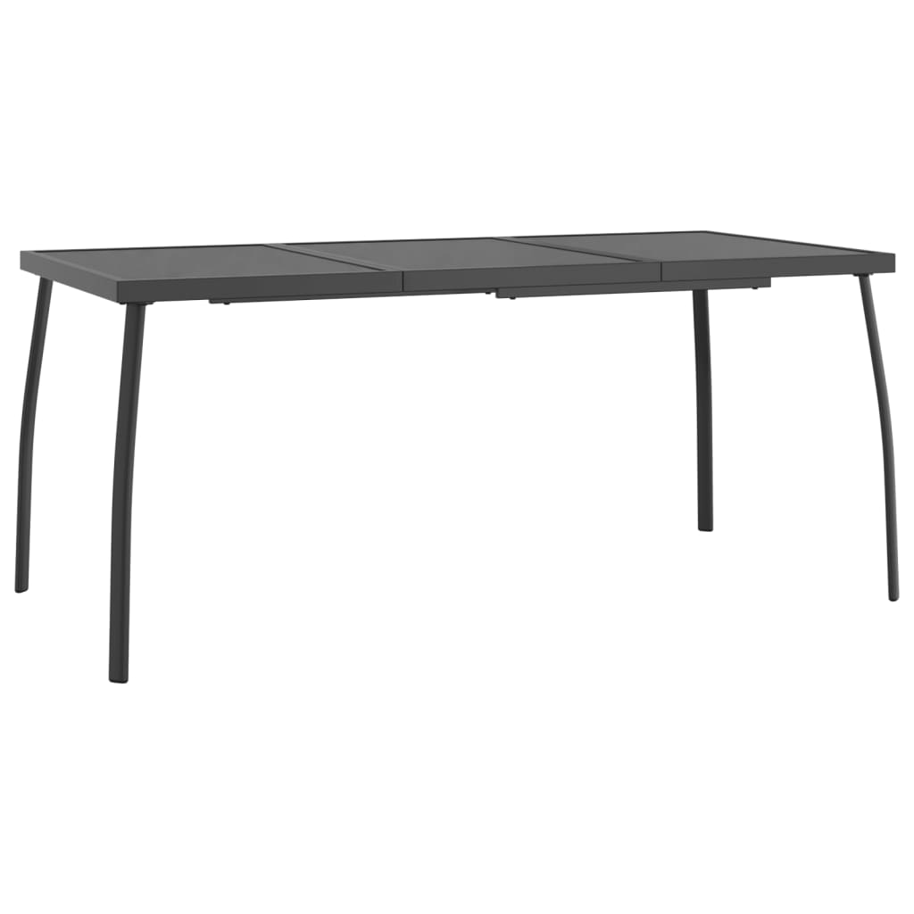 Maison Exclusive - Gartentisch Anthrazit 165x80x72 Cm Stahlgitter