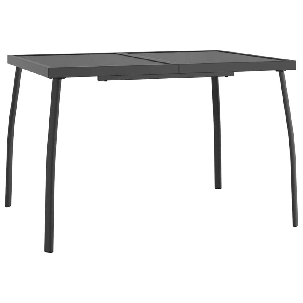 Maison Exclusive - Gartentisch Anthrazit 110x80x72 Cm Stahlgitter