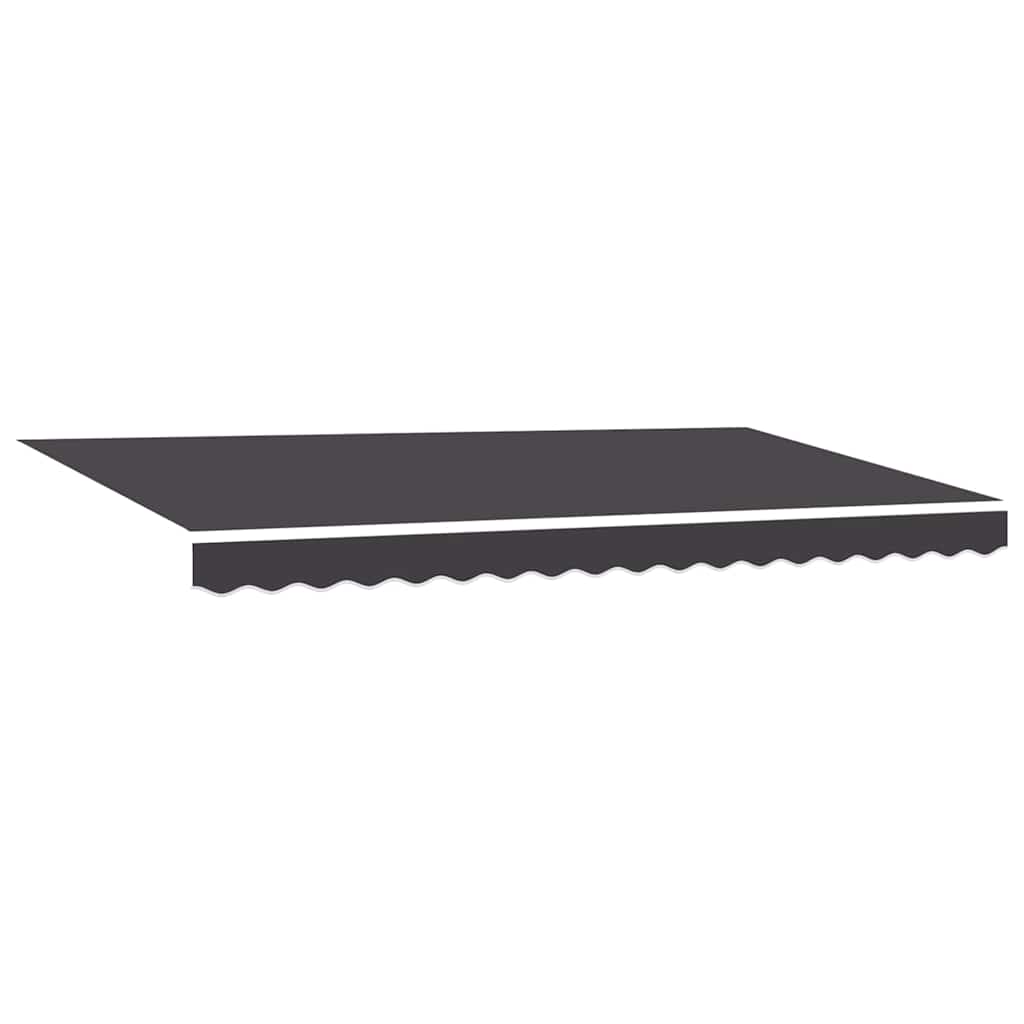 Maison Exclusive - Markisenersatzstoff Anthrazit 380 X 195 Cm Pol