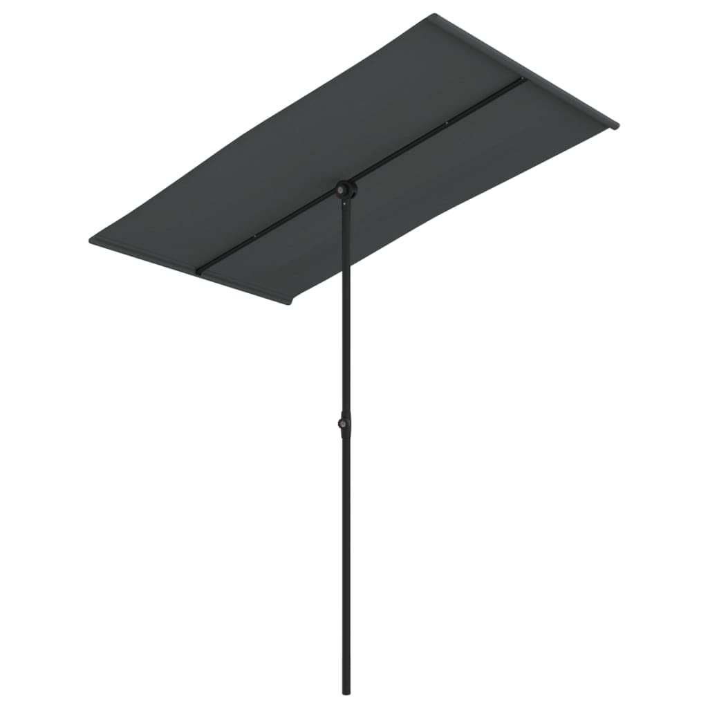 Maison Exclusive - Sonnenschirm Mit Aluminium-mast 180x110 Cm Ant