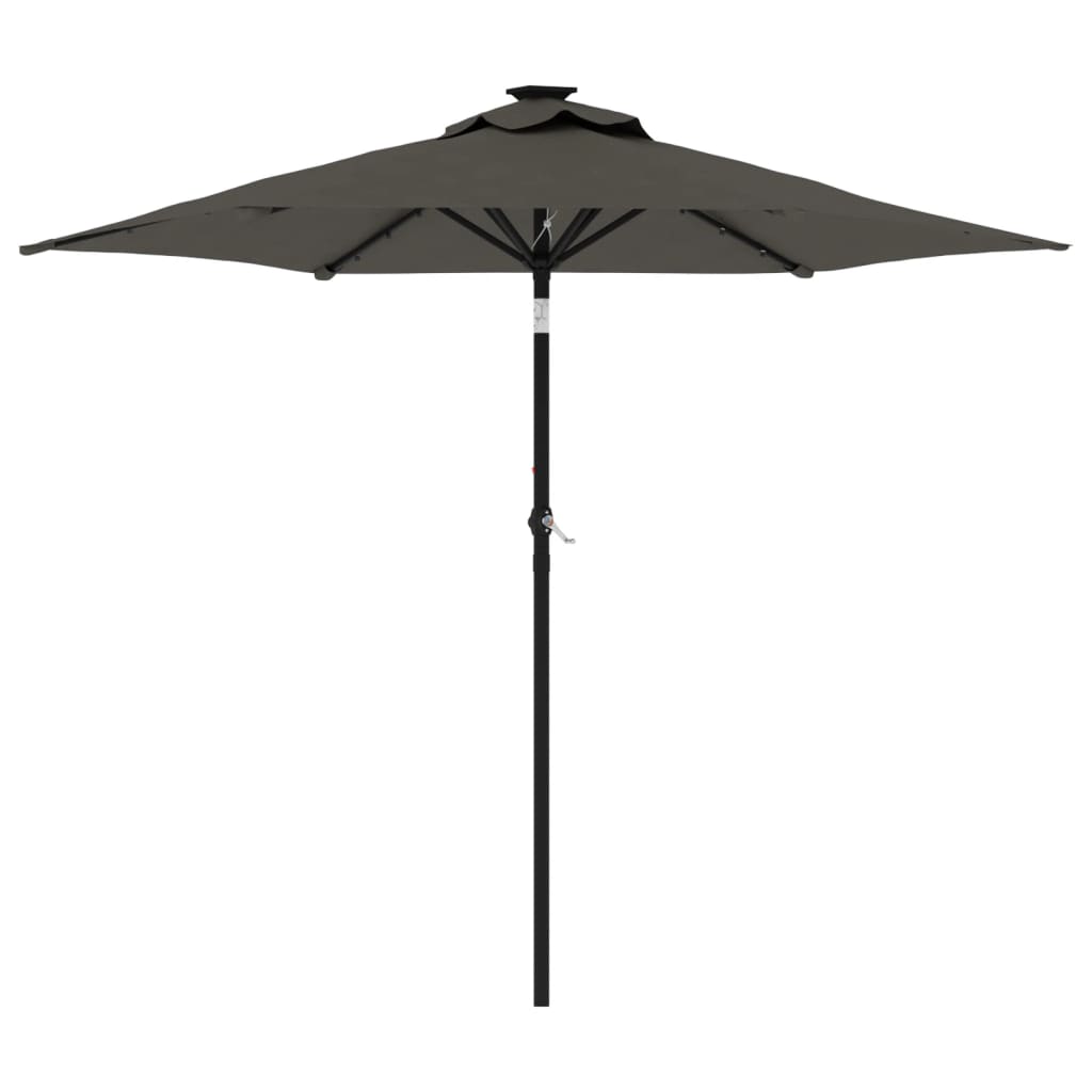 Maison Exclusive - Sonnenschirm Mit Stahlmast Anthrazit 225x225x2