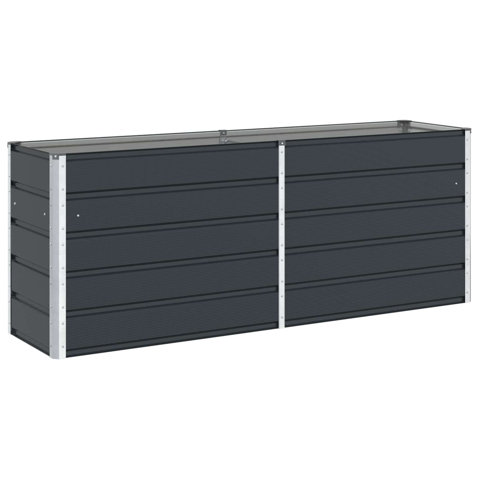 Maison Exclusive - Pflanzkübel Anthrazit 195 X 50 X 75 Cm Verzink