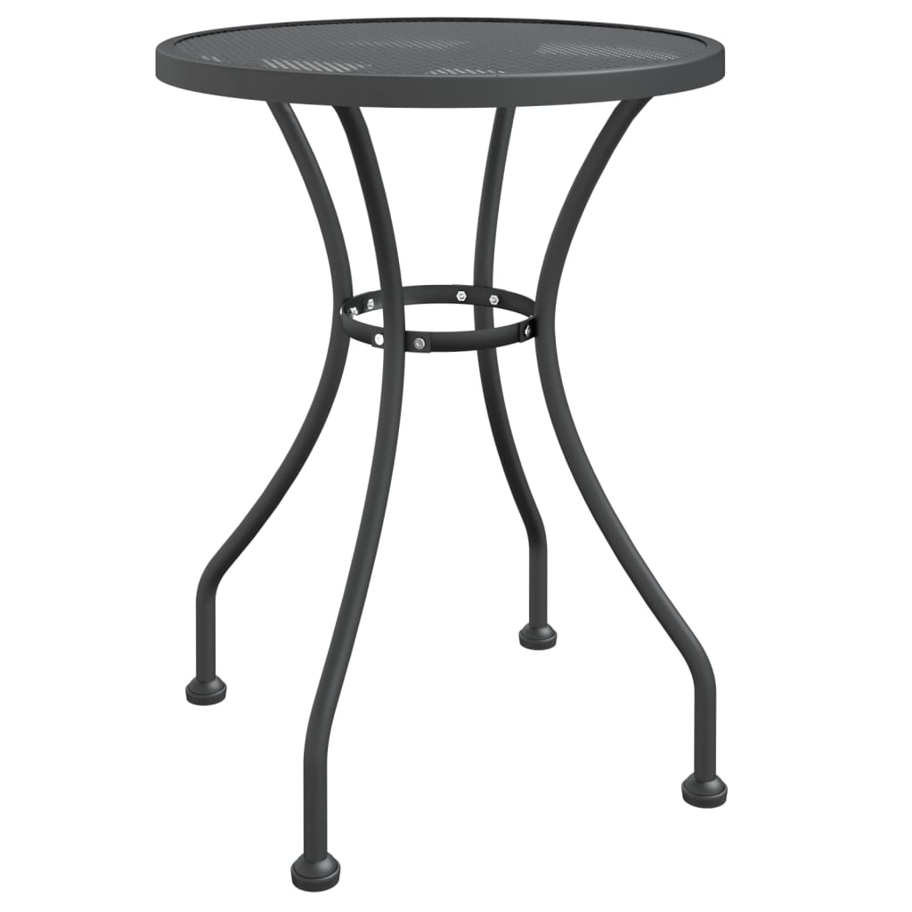 Maison Exclusive - Gartentisch Ø60x72 Cm Streckgitter Anthrazit