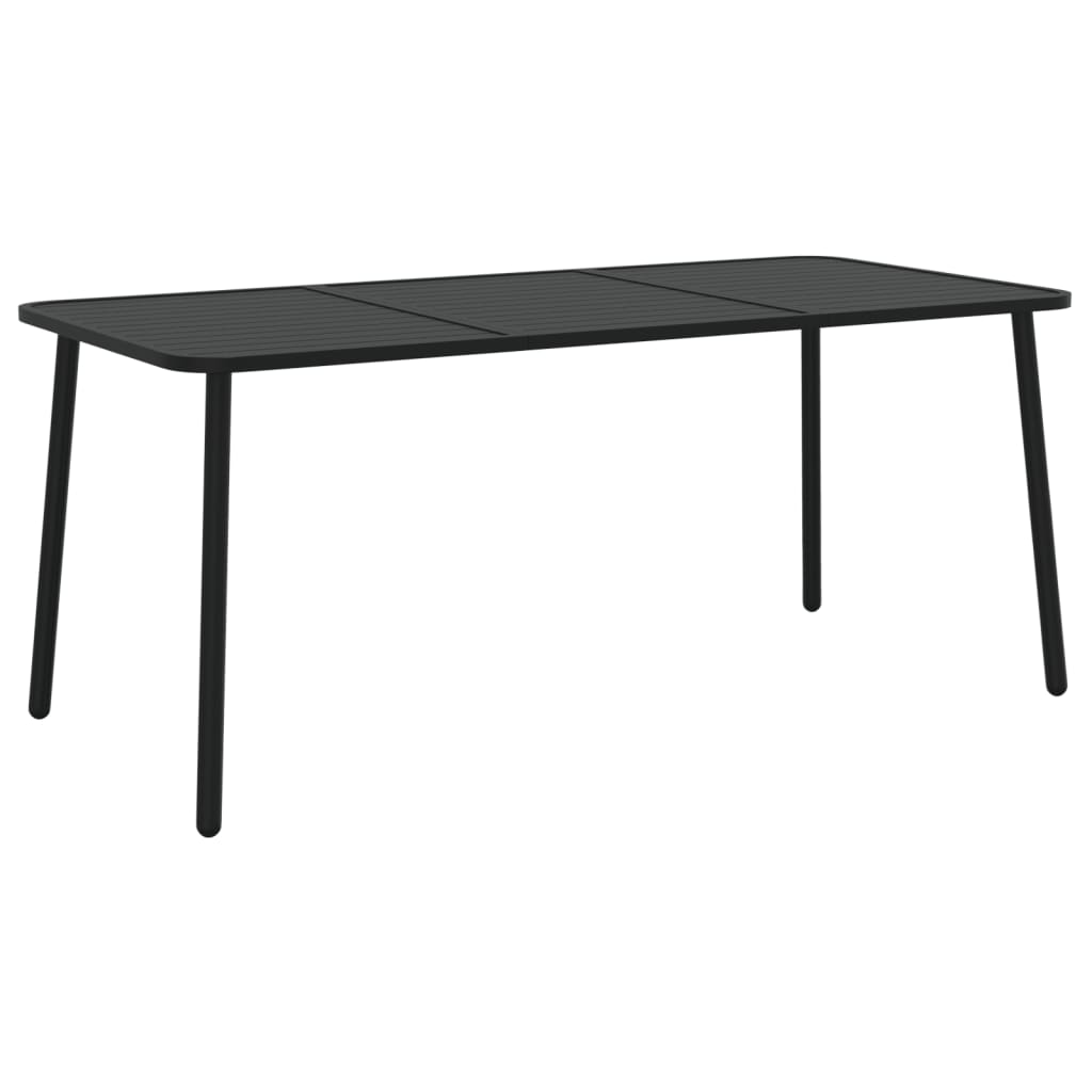 Maison Exclusive - Gartentisch Anthrazit 165x80x71 Cm Stahl
