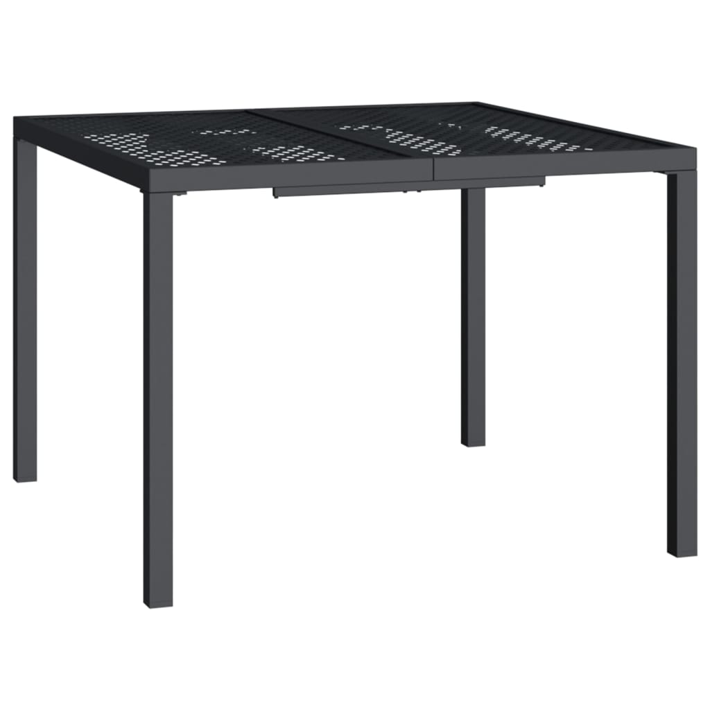 Maison Exclusive - Gartentisch Anthrazit 100x100x72 Cm Stahl