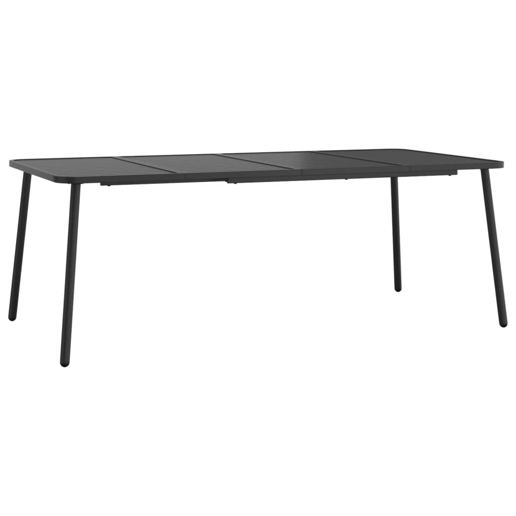 Maison Exclusive - Gartentisch Anthrazit 200x100x71 Cm Stahl