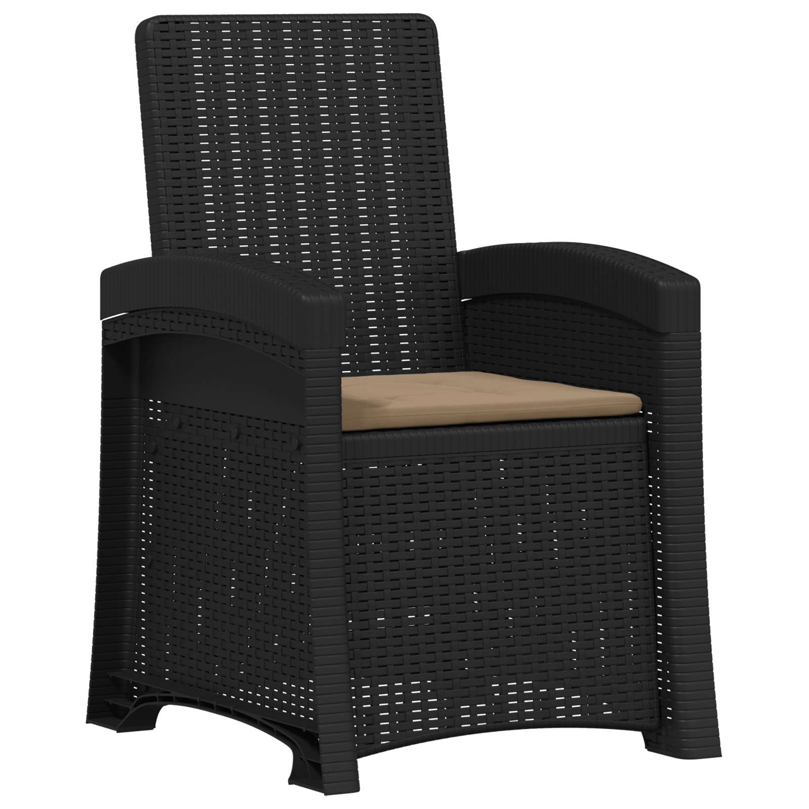 Maison Exclusive - Liegesessel Garten Rattan-optik Anthrazit Und