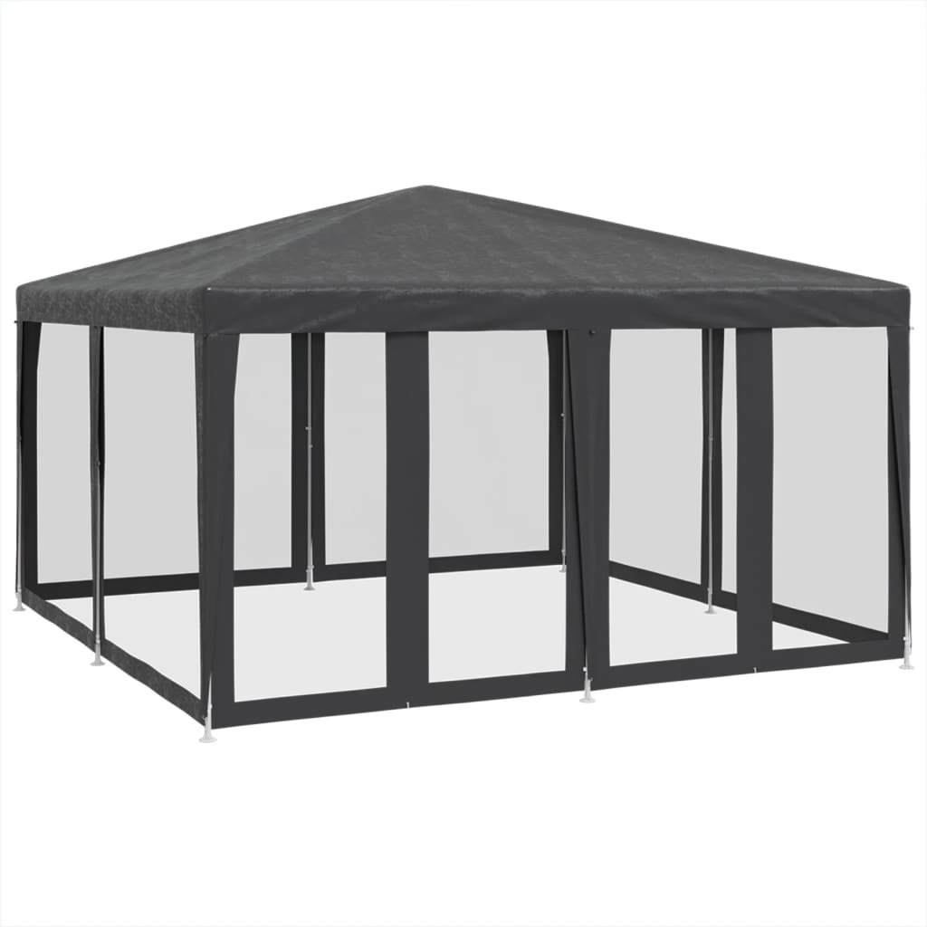 Maison Exclusive - Partyzelt Mit 8 Mesh-seitenteilen Anthrazit 4x