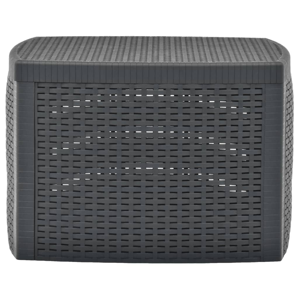 Maison Exclusive - Beistelltisch Anthrazit 54×54×36,5 Cm Kunststo
