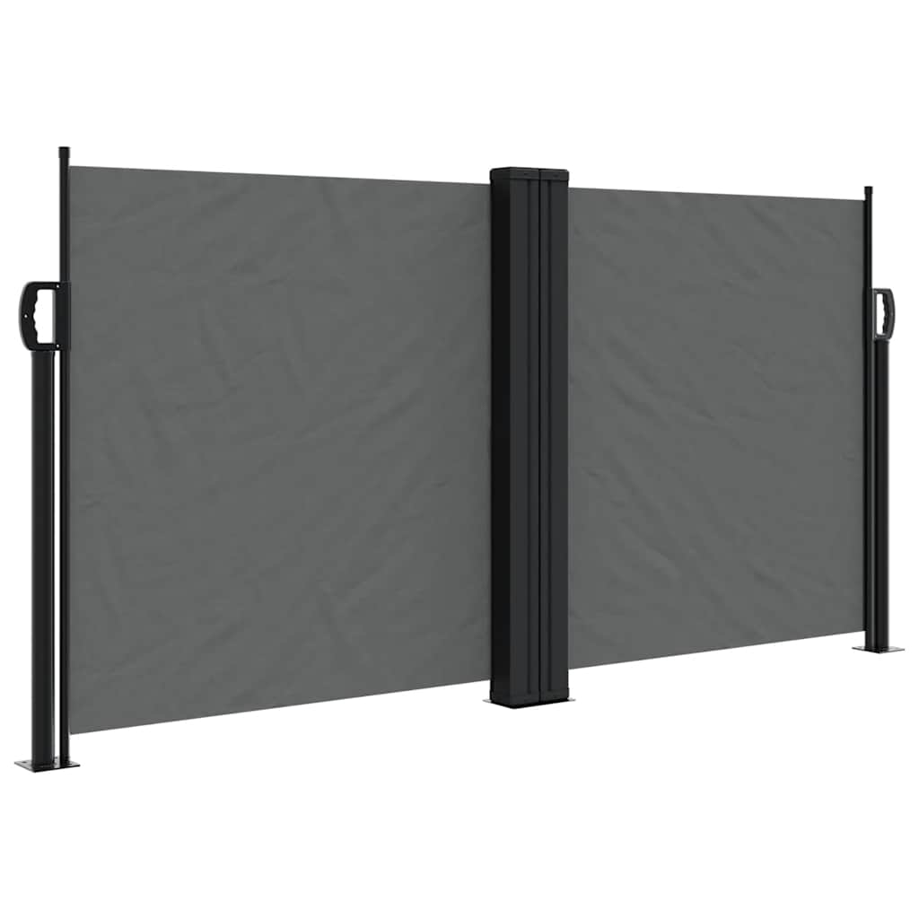 Maison Exclusive - Seitenmarkise Ausziehbar Anthrazit 120x1200 Cm