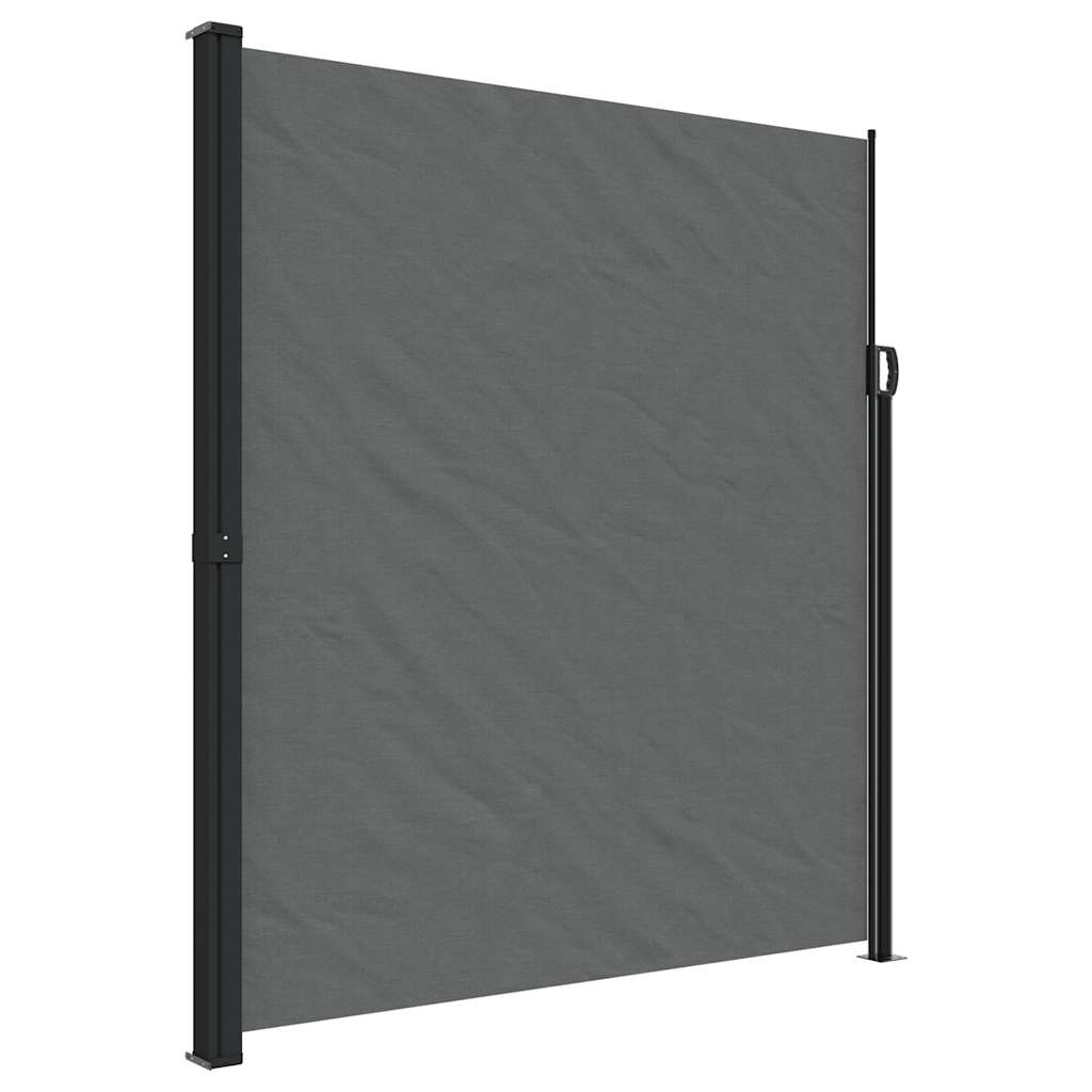 Maison Exclusive - Seitenmarkise Ausziehbar Anthrazit 220x500 Cm
