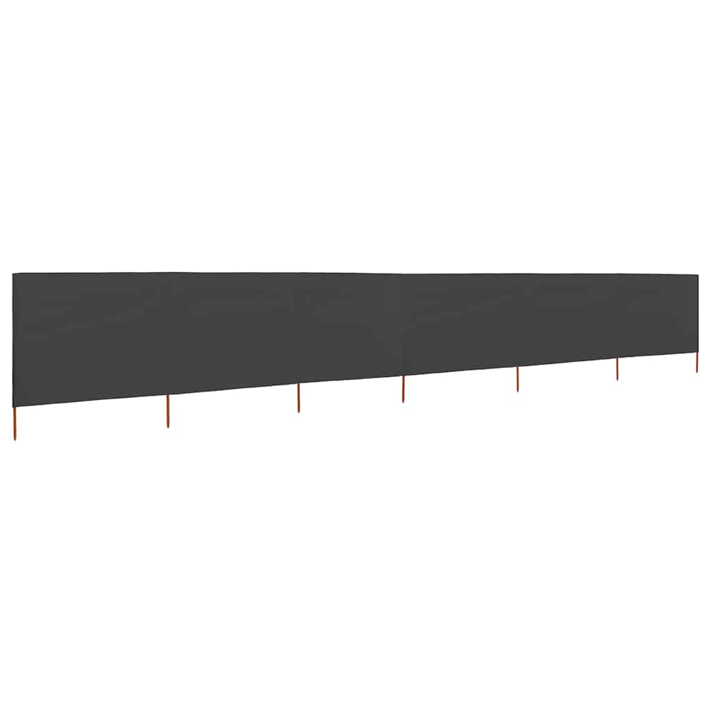 Maison Exclusive - 6-teiliges Windschutzgewebe 800 X 160 Cm Anthr