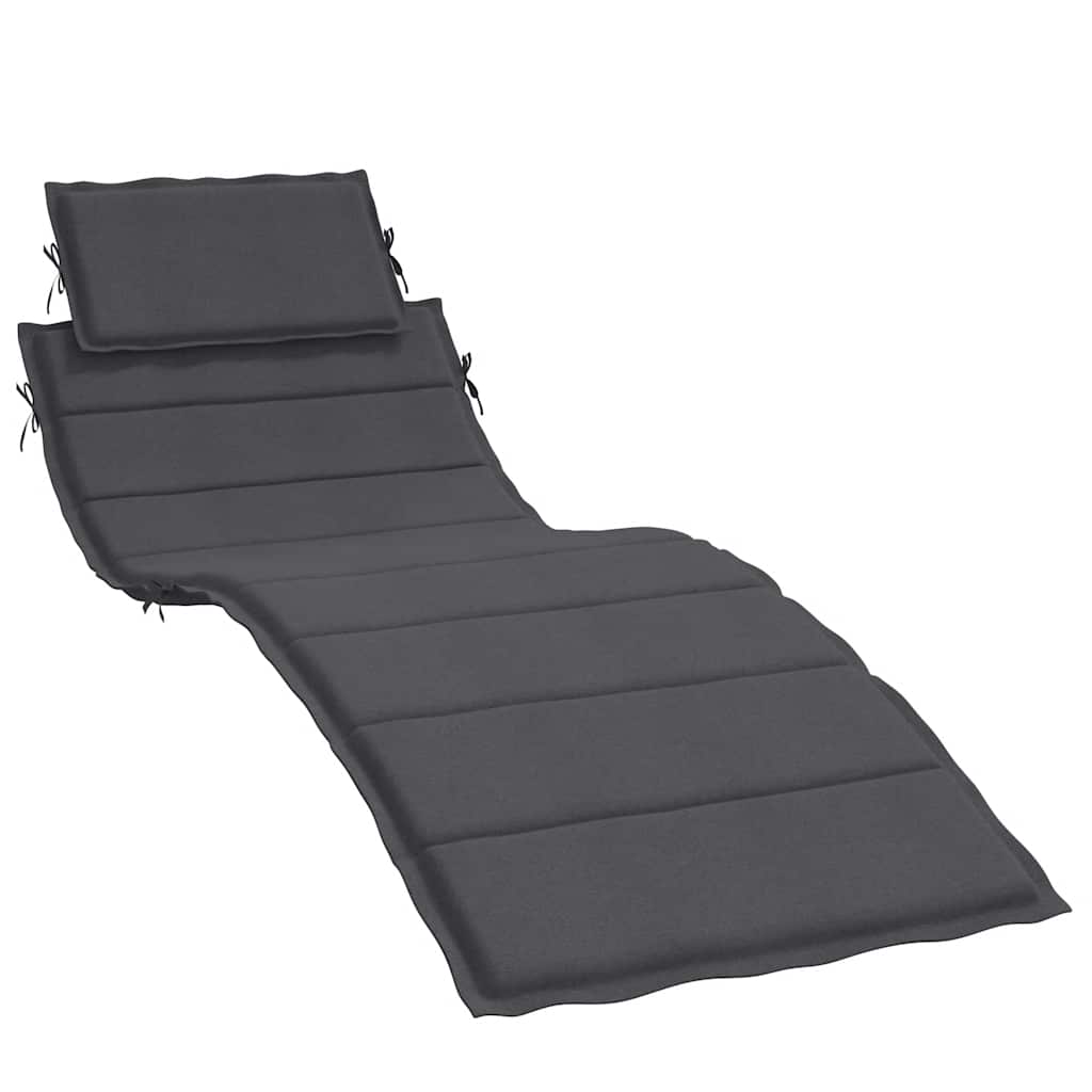 Maison Exclusive - Sonnenliegen-auflage Melange Anthrazit 186x58x