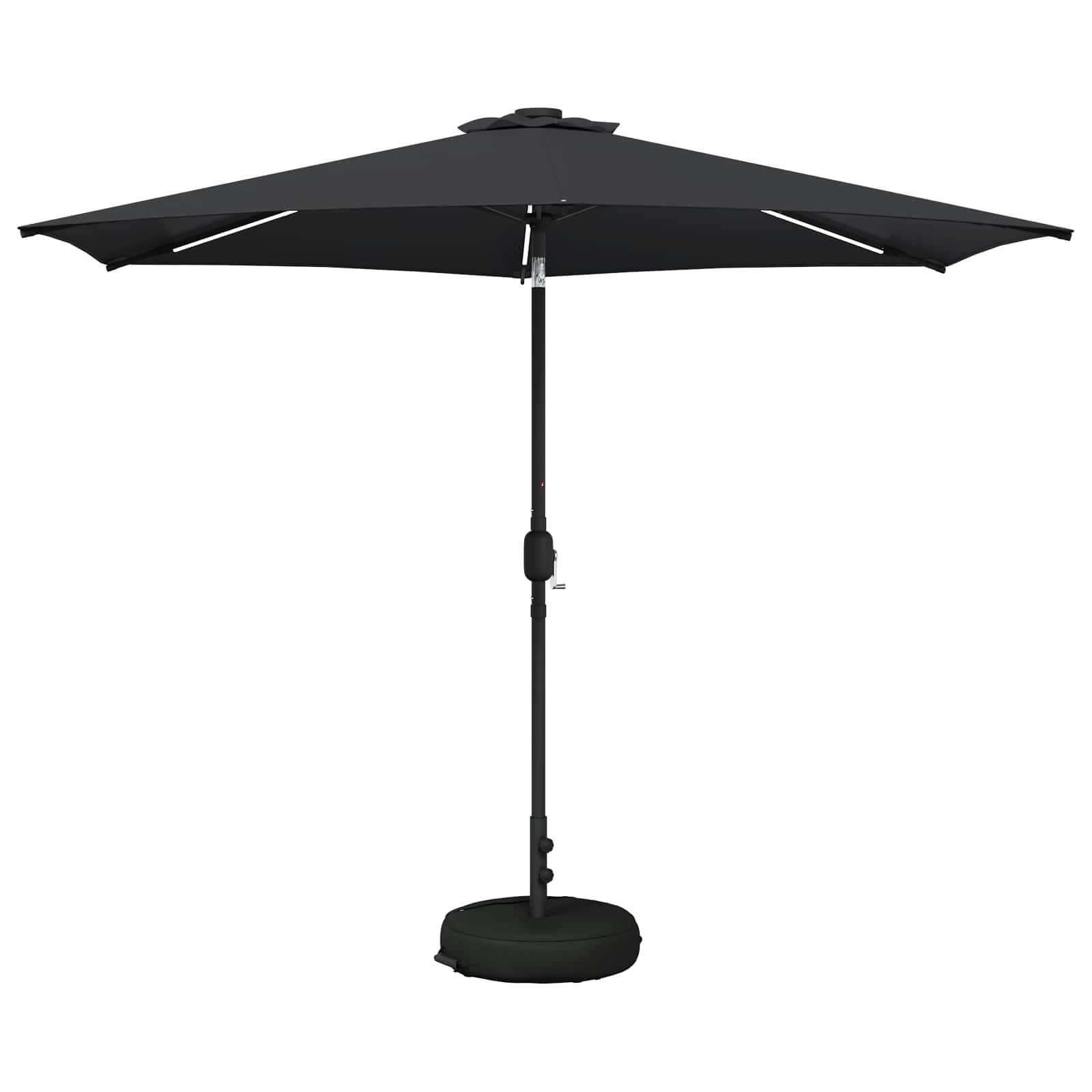 Maison Exclusive - Gartenparasol Mit Led-lichtern Und Sockel 300