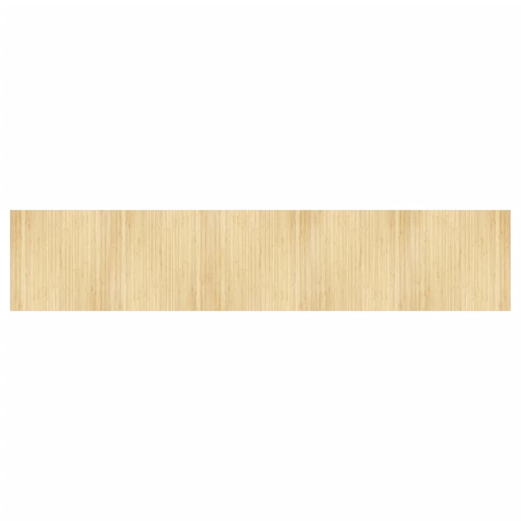 Maison Exclusive - Teppich Rechteckig Hell Natur 100x500 Cm Bambu