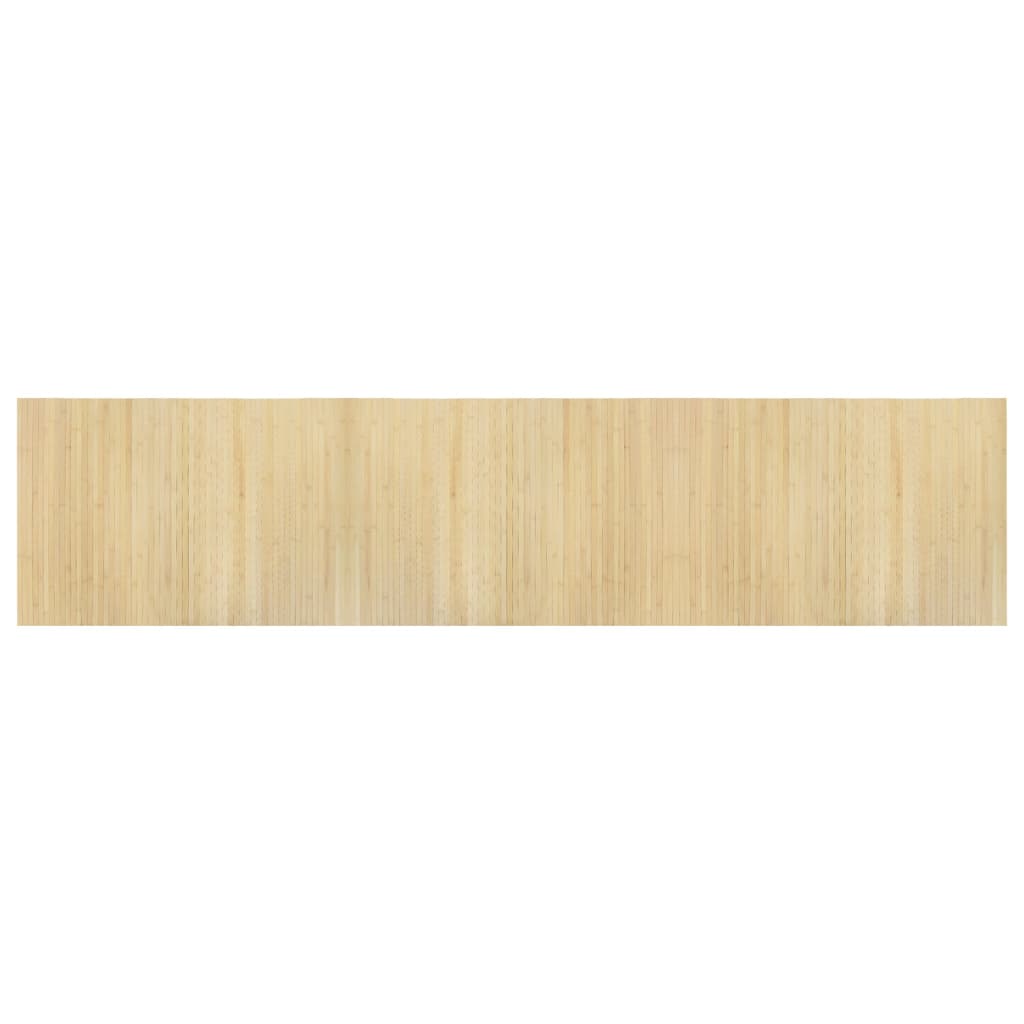 Maison Exclusive - Teppich Rechteckig Hell Natur 70x300 Cm Bambus