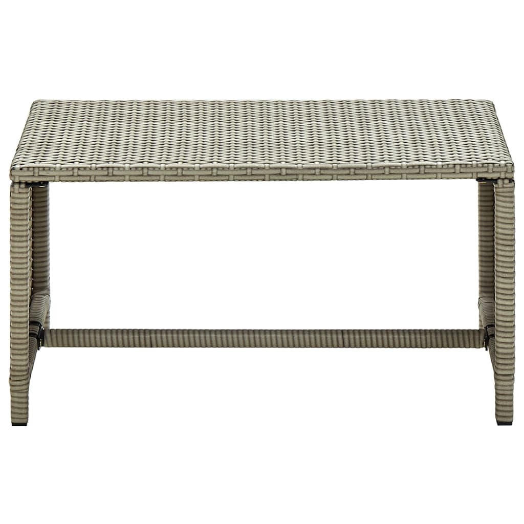 Maison Exclusive - Couchtisch Beige 70×40×38 Cm Poly Rattan
