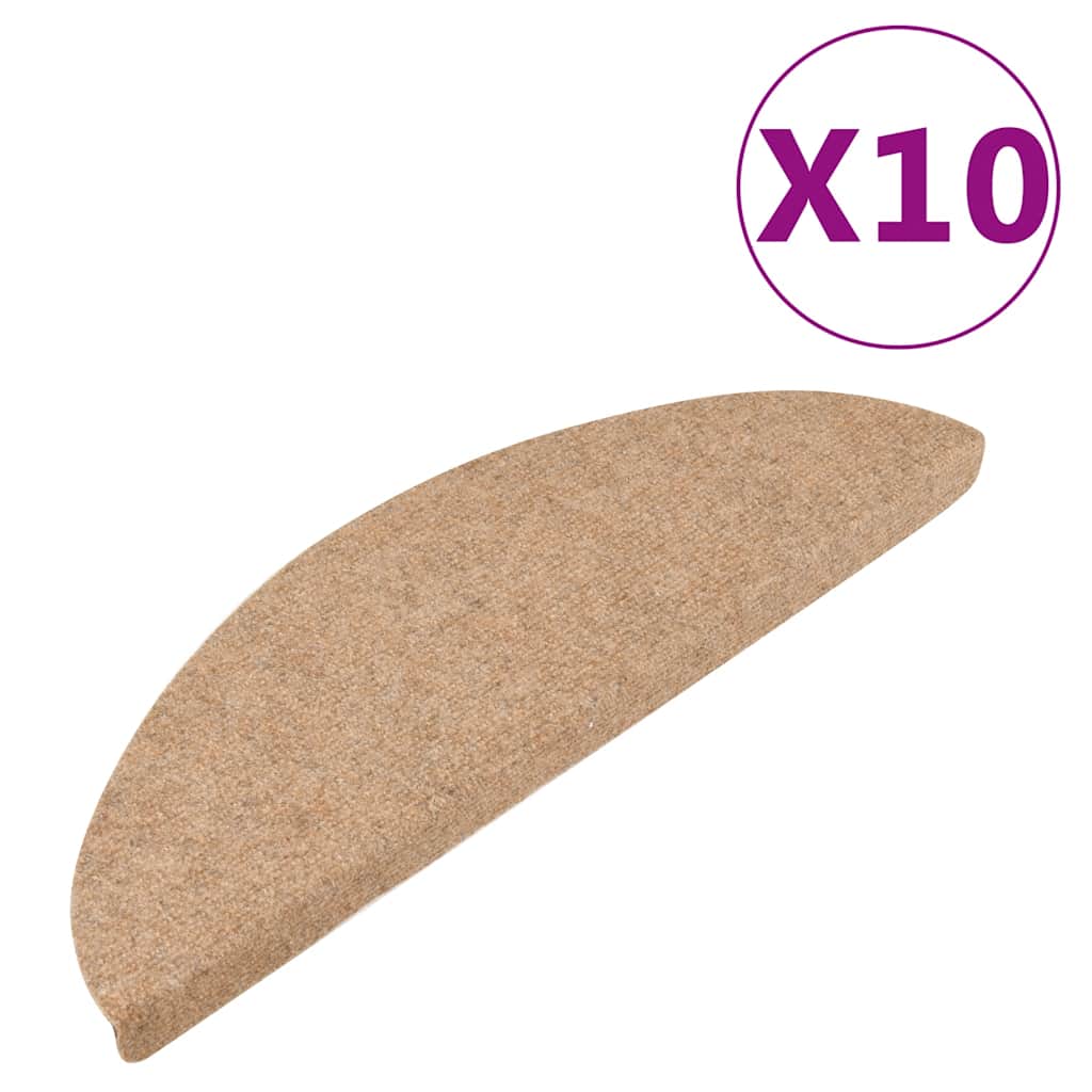 Maison Exclusive - Stufenmatten Selbstklebend 10 Stk. Beige 56x17
