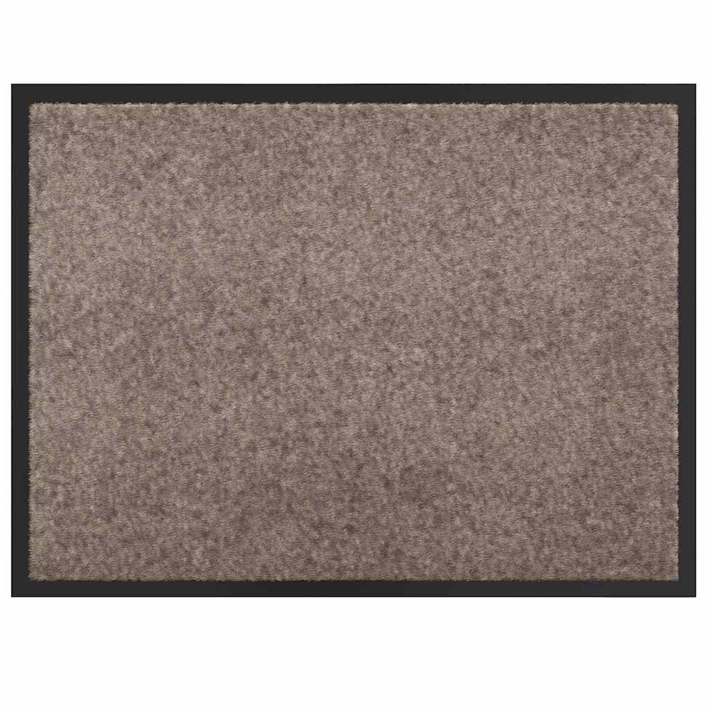 Maison Exclusive - Fußmatte Beige 80 X 60 X 1,2 Cm Teddystoff