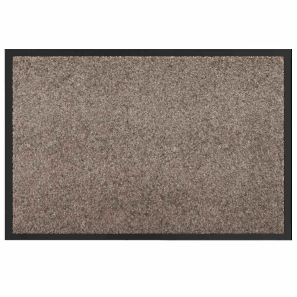 Maison Exclusive - Fußmatte Beige 120 X 80 X 1,2 Cm Teddystoff