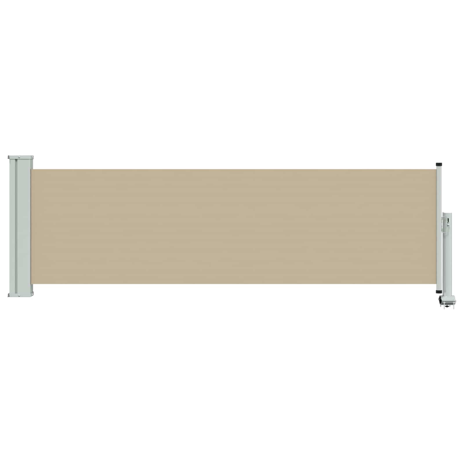 Maison Exclusive - Seitenmarkise 80 X 300 Cm 100% Polyester Eisen