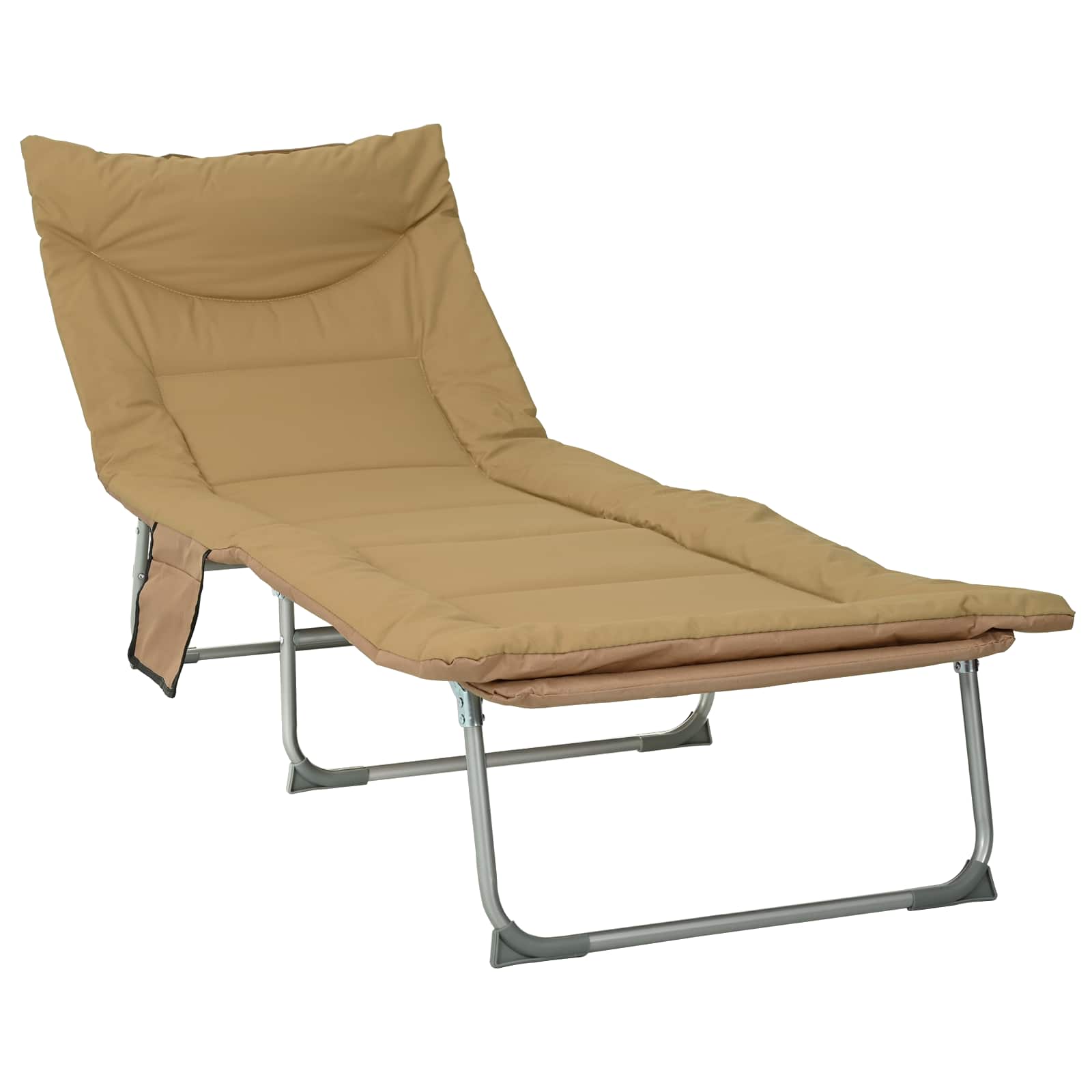 Maison Exclusive - Klappbare Sonnenliege Mit Kissen Beige