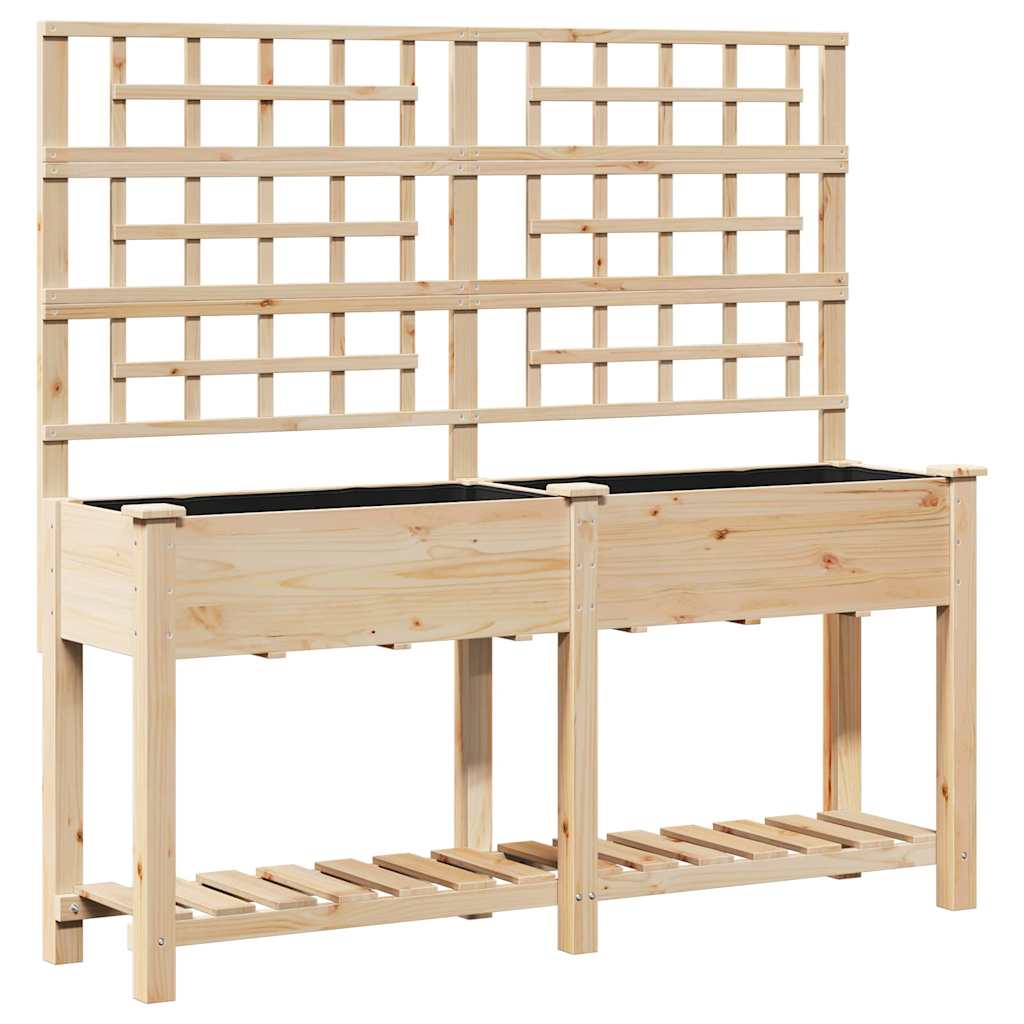 Maison Exclusive - Garten-pflanzgefäß Beige 161 X 46 X 152,5 Cm