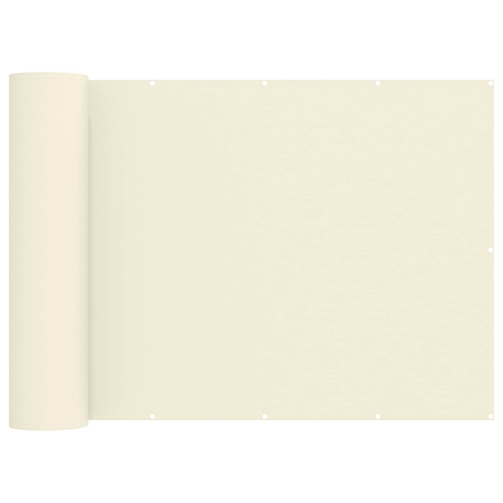 Maison Exclusive - Balkon Sichtschutz 150 X 1000 Cm Stoff Mit Pu-