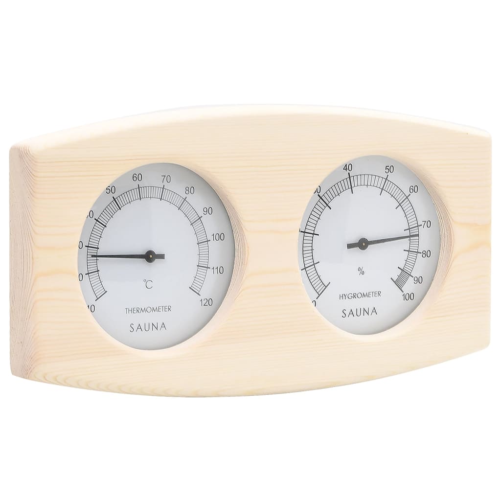 Maison Exclusive - 2-in-1 Sauna-hygrothermograph Und Sanduhr Set