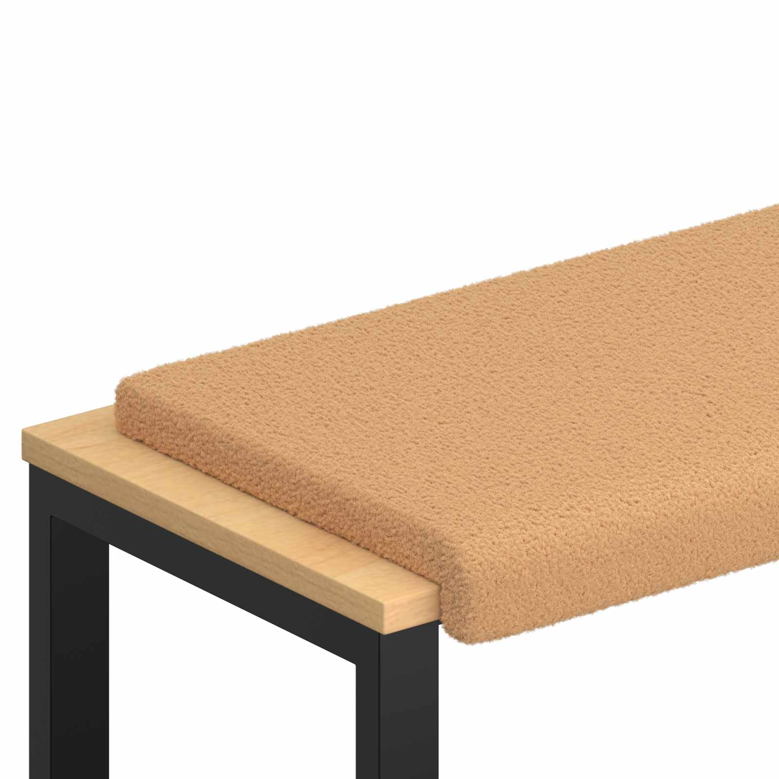 Maison Exclusive - Bankkissen Sherpa-stoff Beige Tiefe 35 Cm