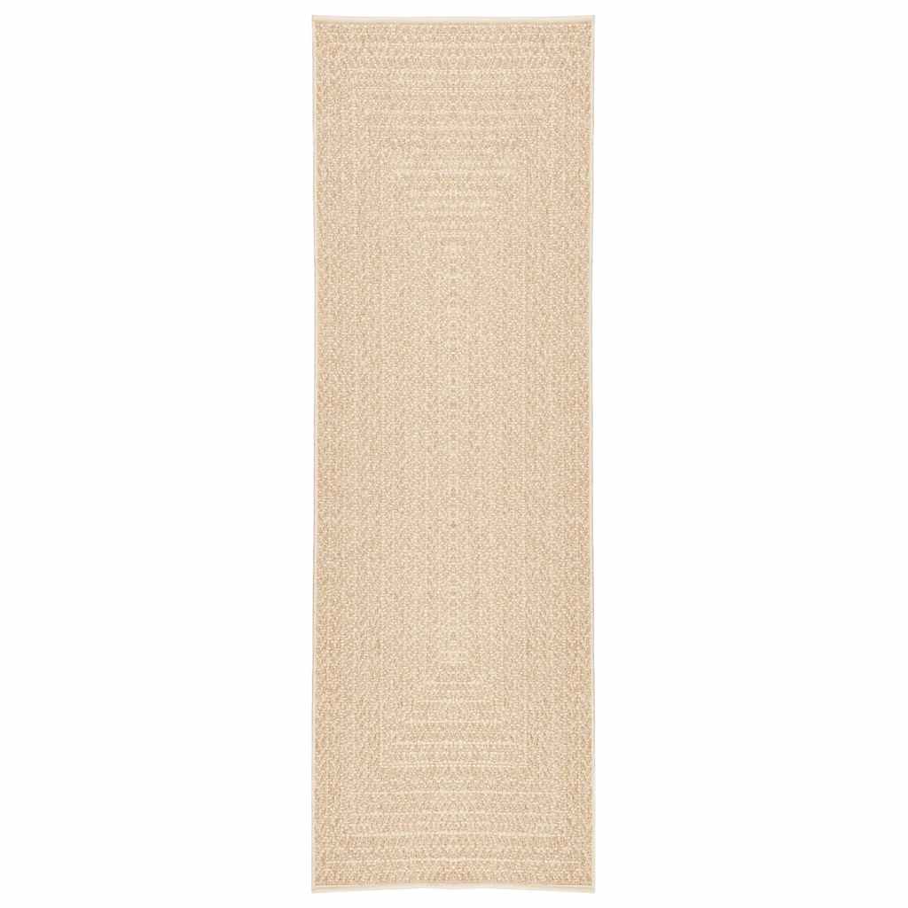 Maison Exclusive - Teppich Zizur Beige 80x250 Cm Jute-optik Indoo