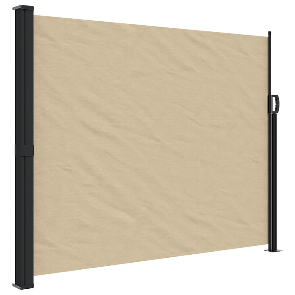 Maison Exclusive - Seitenmarkise Ausziehbar Beige 160x600 Cm